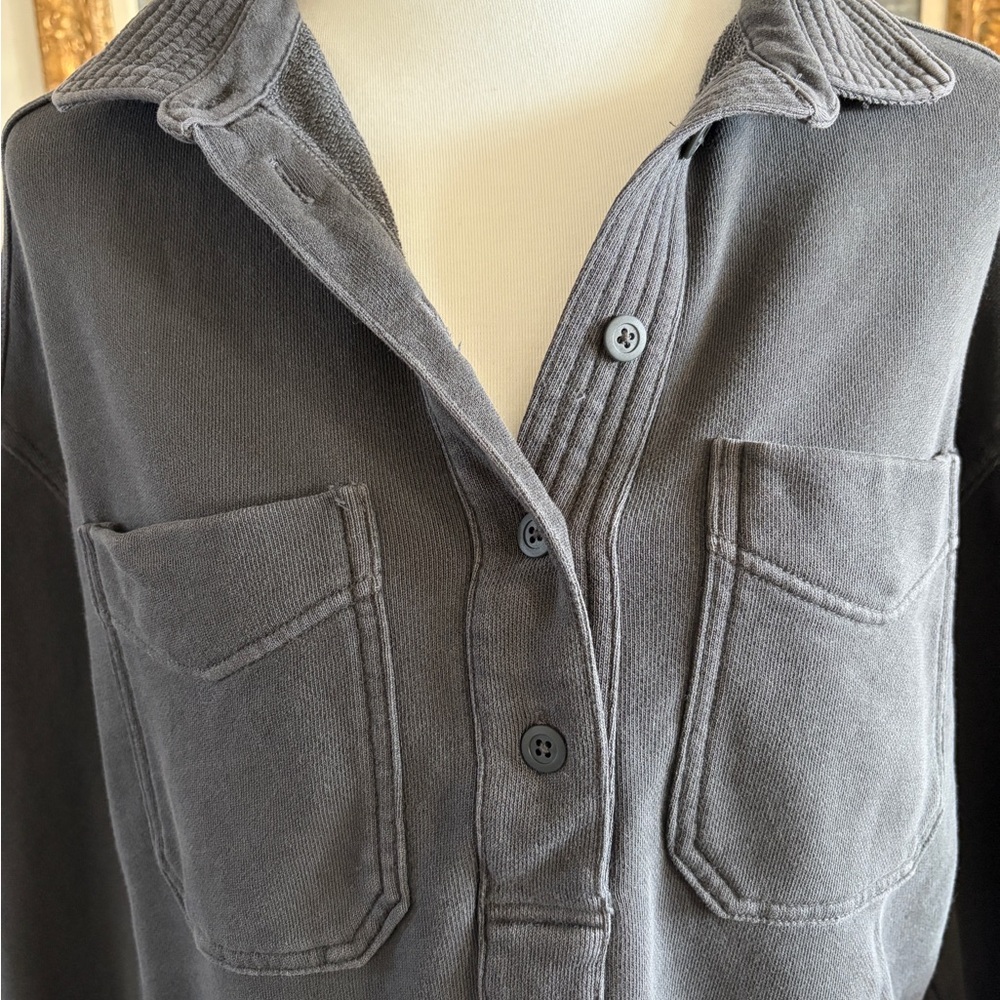 Aerie Dark Gray Pullover - Picture 2 of 5